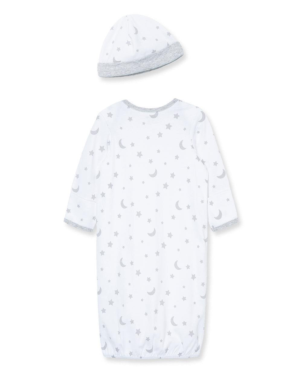 Moon & Stars Sleeper Gown and Hat - Little Me