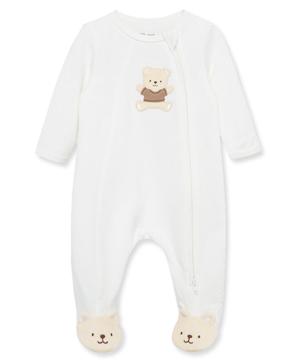 Gentle Bear 2-Way-Zip Footie - Little Me