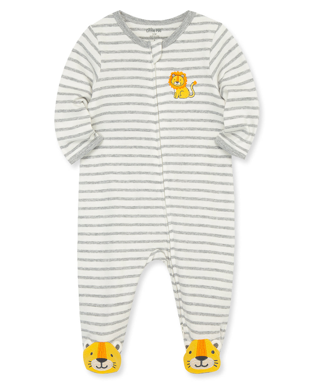 Little Lion 2-Way-Zip Footie - Little Me