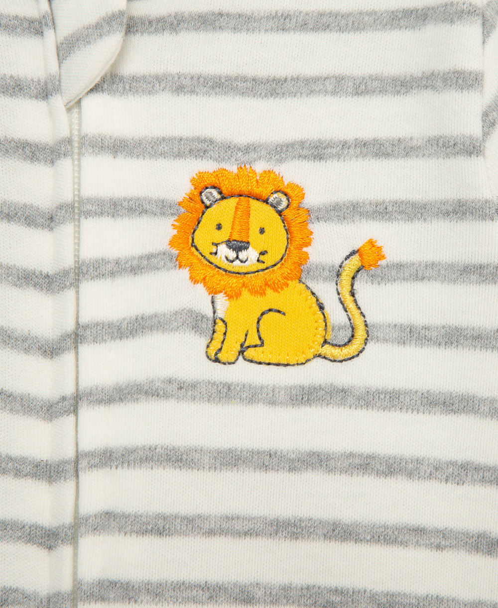 Little Lion 2-Way-Zip Footie - Little Me