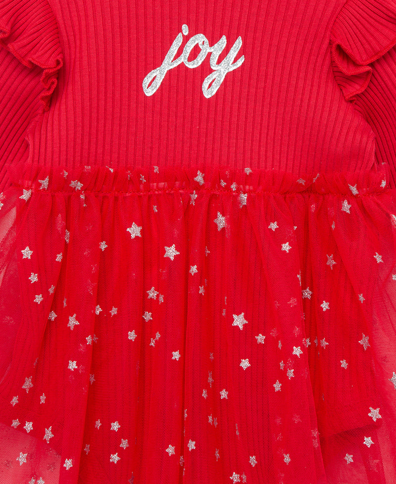 Red Joy Tutu Bsuit - Little Me