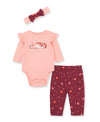 Hedgehog Infant Rib Bodysuit & Pant Set - Little Me