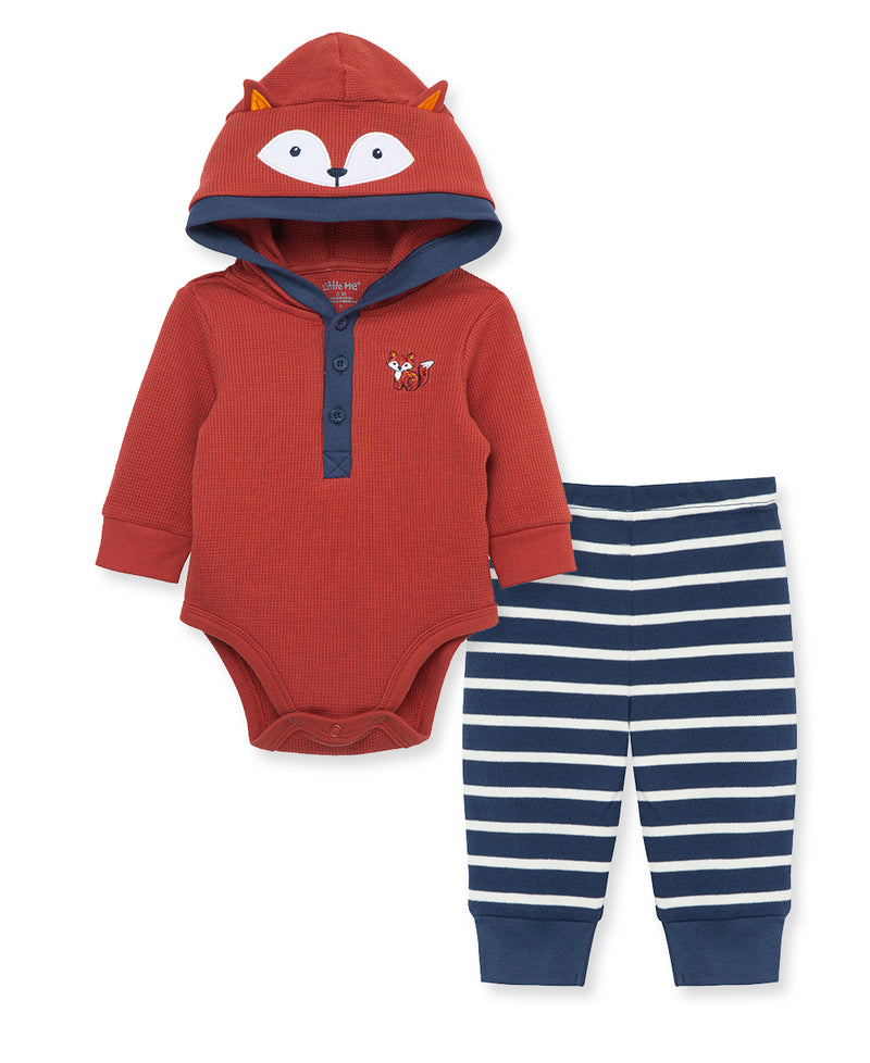 Fox Stripe Infant Bodysuit & Pant Set - Little Me