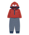 Fox Stripe Infant Bodysuit & Pant Set - Little Me