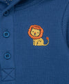 Lion Waffle Knit Infant Bodysuit & Pant Set - Little Me
