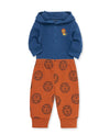 Lion Waffle Knit Bodysuit & Pant Set - Little Me