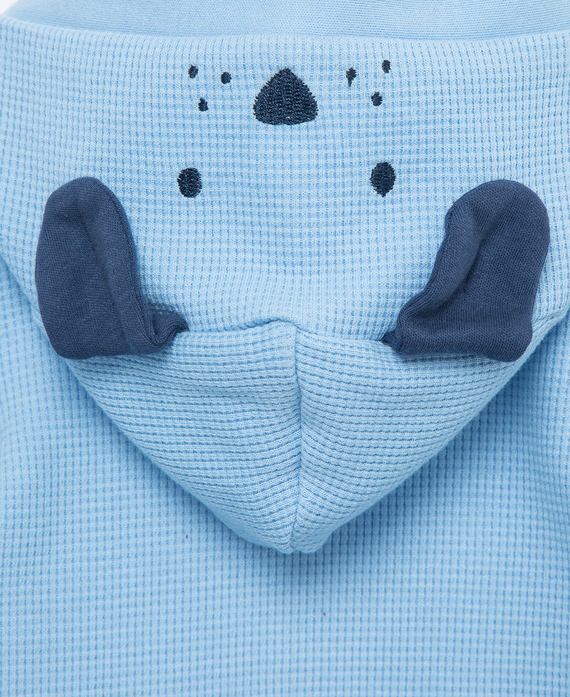 Puppy Waffle Knit Infant Bodysuit & Pant Set - Little Me