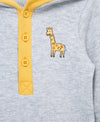 Giraffe Waffle Knit Infant Bodysuit & Pant Set - Little Me