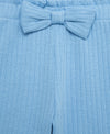 Blue Rib Knit Bodysuit & Pant Set - Little Me