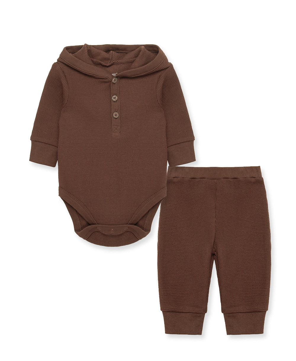 Chestnut Bsuit Pant Set - Little Me