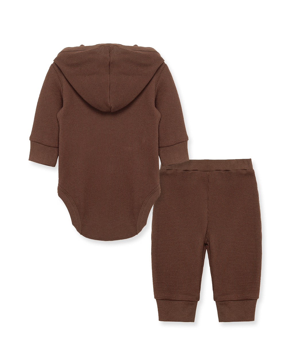 Chestnut Bsuit Pant Set - Little Me