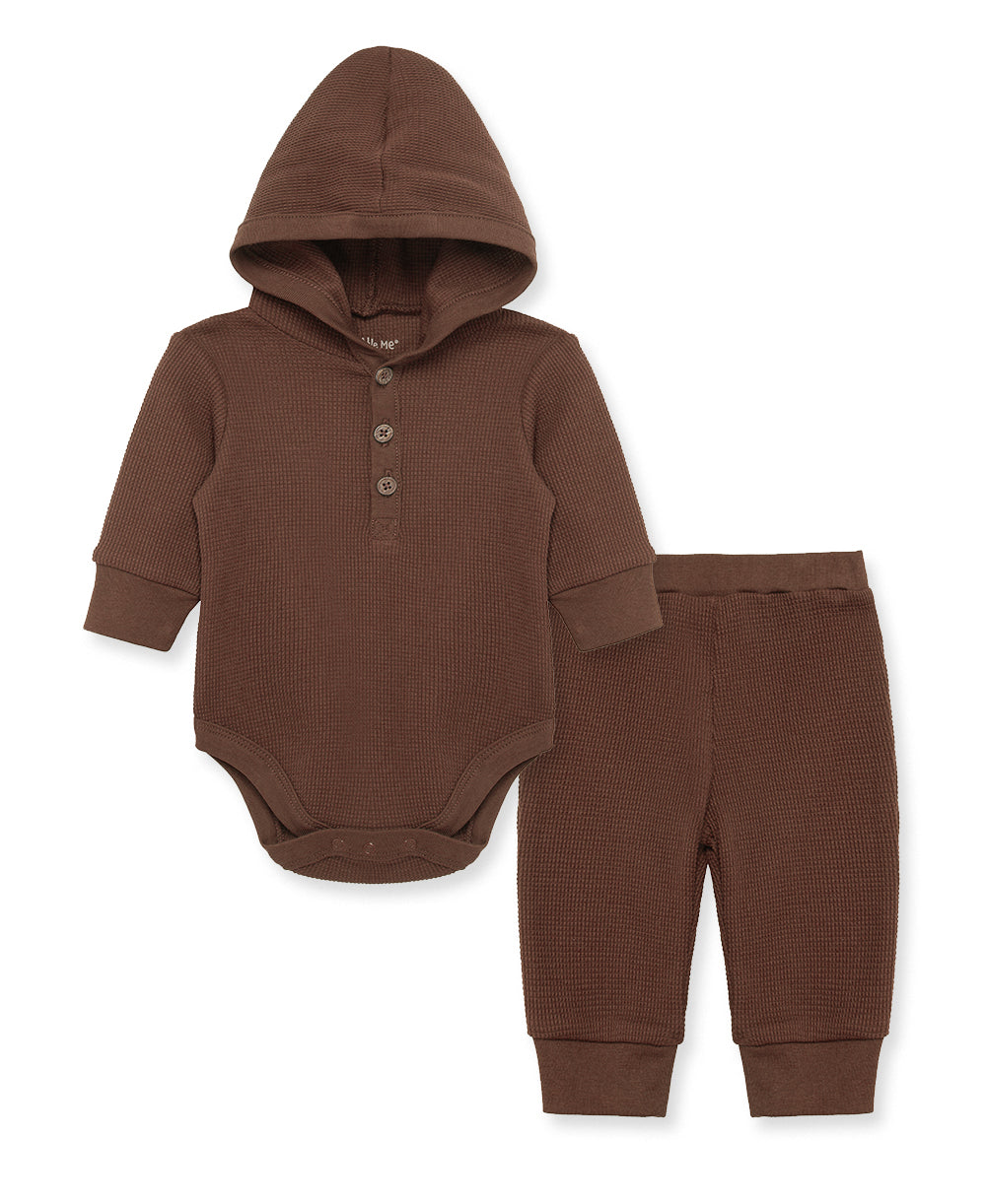 Chestnut Bsuit Pant Set - Little Me