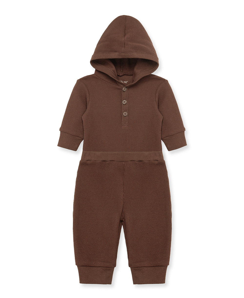 Chestnut Bsuit Pant Set - Little Me