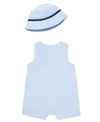 Sailboat Woven Sunsuit & Hat Set - Little Me