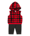 Plaid 3-Piece Vest Set - Little Me