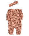 Leopard Jumpsuit & Headband - Little Me