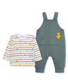 Dachshund Diamond Double Knit Overall Infant Set - Little Me