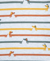 Dachshund Diamond Double Knit Overall Infant Set - Little Me