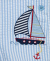 Sailboat Woven Shortall Set (3M-12M) - Little Me