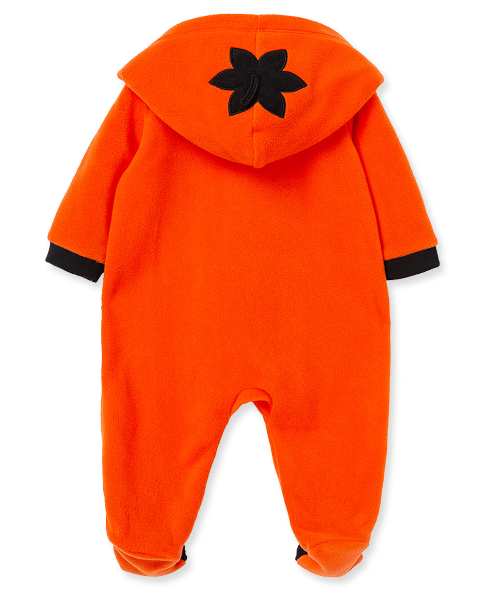 Pumpkin Fleece Footie (9M) - Little Me