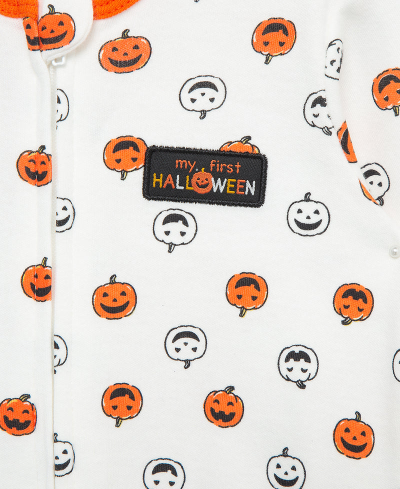 Pumpkin Footie & Hat - Little Me