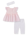 Daisy Eyelet Woven Tunic Set - Little Me