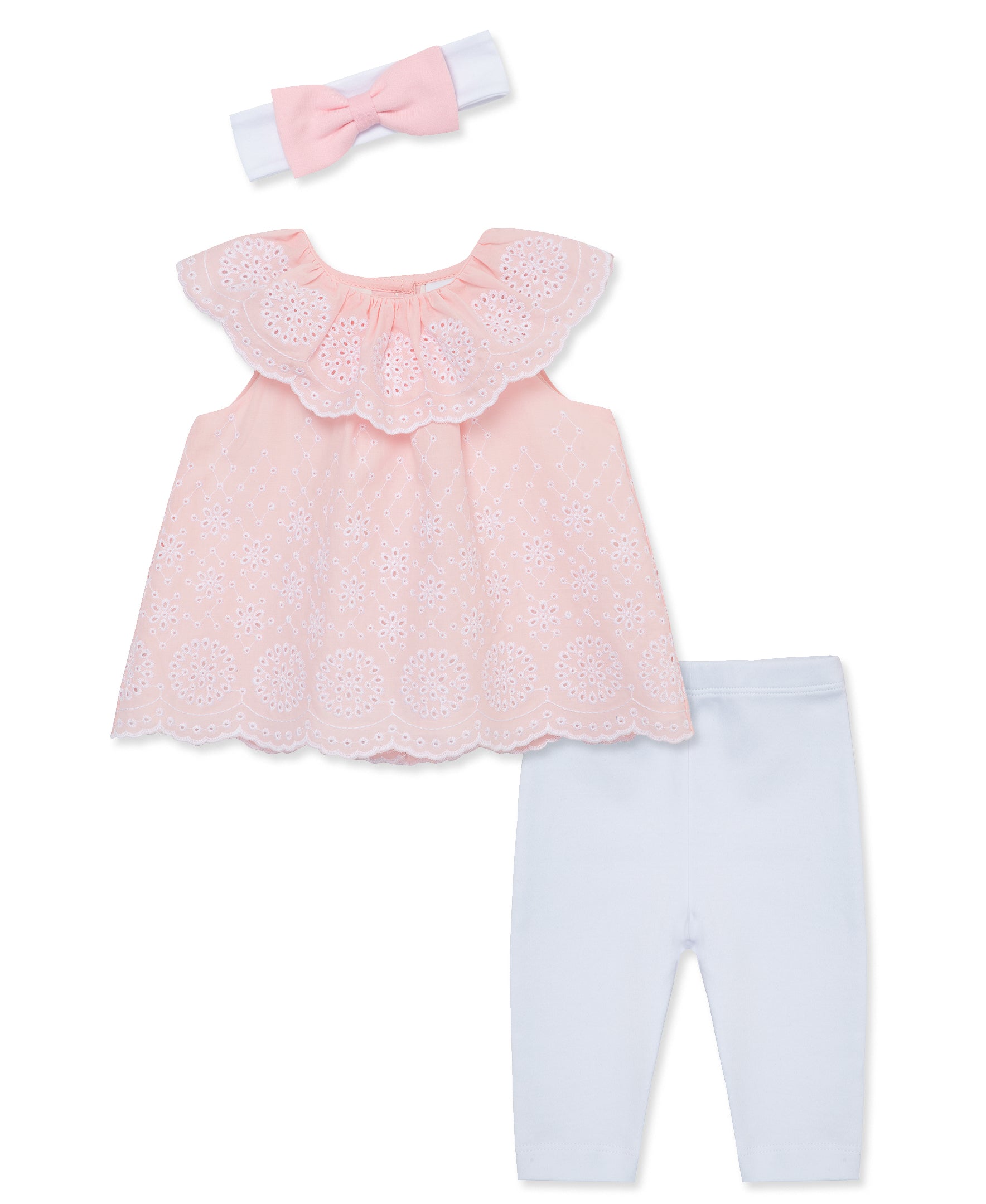 Rose Eyelet Woven Set (12M-24M) - Little Me