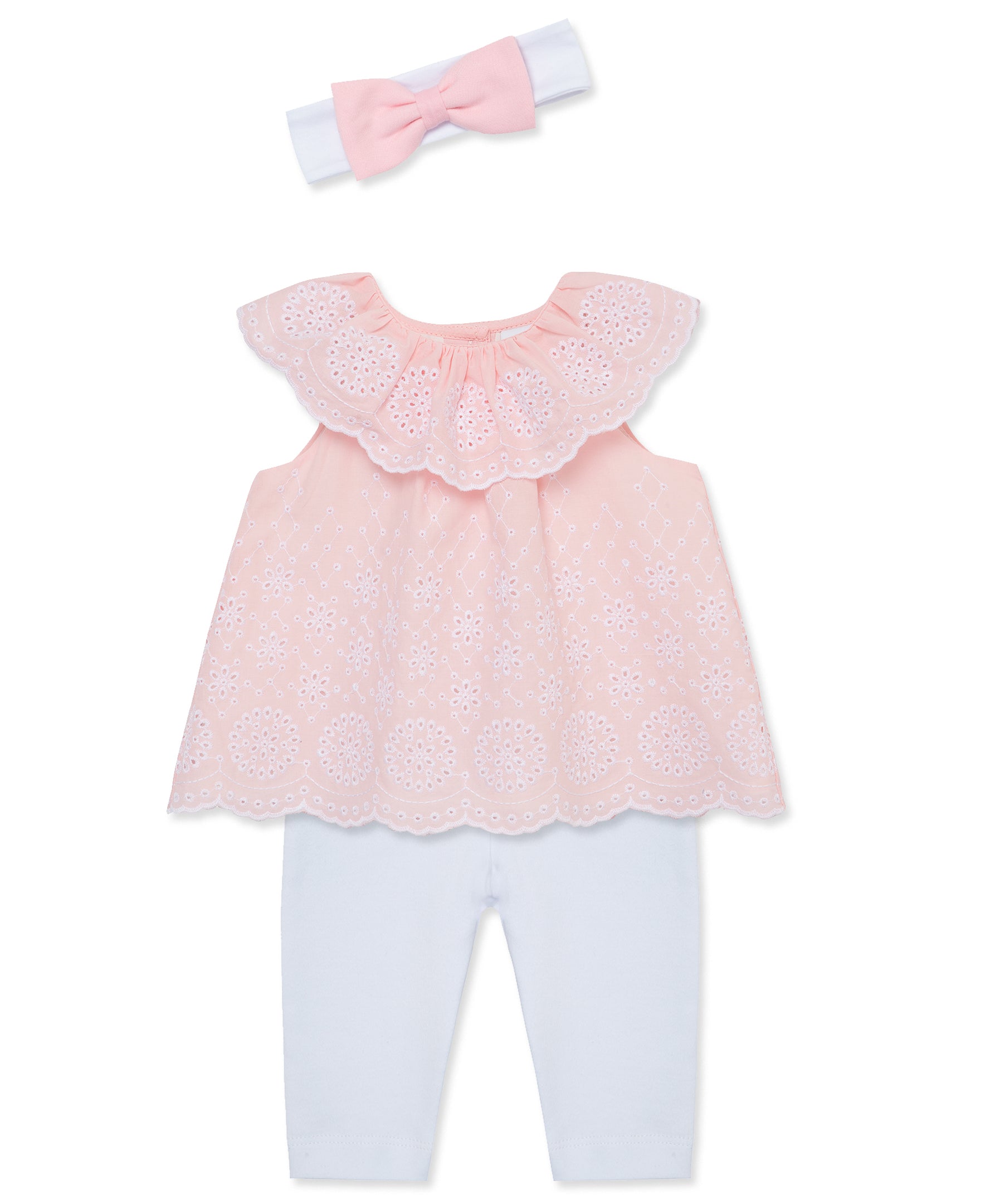 Rose Eyelet Woven Set (12M-24M) - Little Me