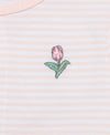 Tulips Soft Cotton Dress & Cardigan Set - Little Me