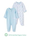 Elephant Park Footed One-Piece (2-Pack) - Little Me