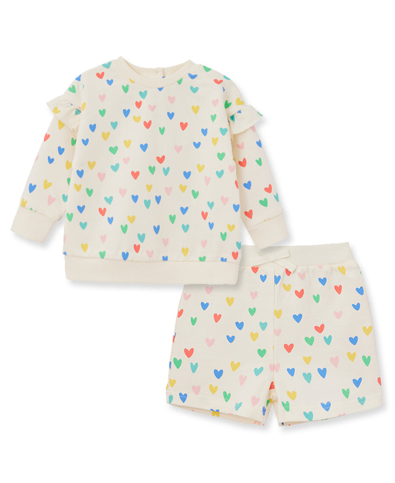 Heart Active Toddler Short Set - Little Me