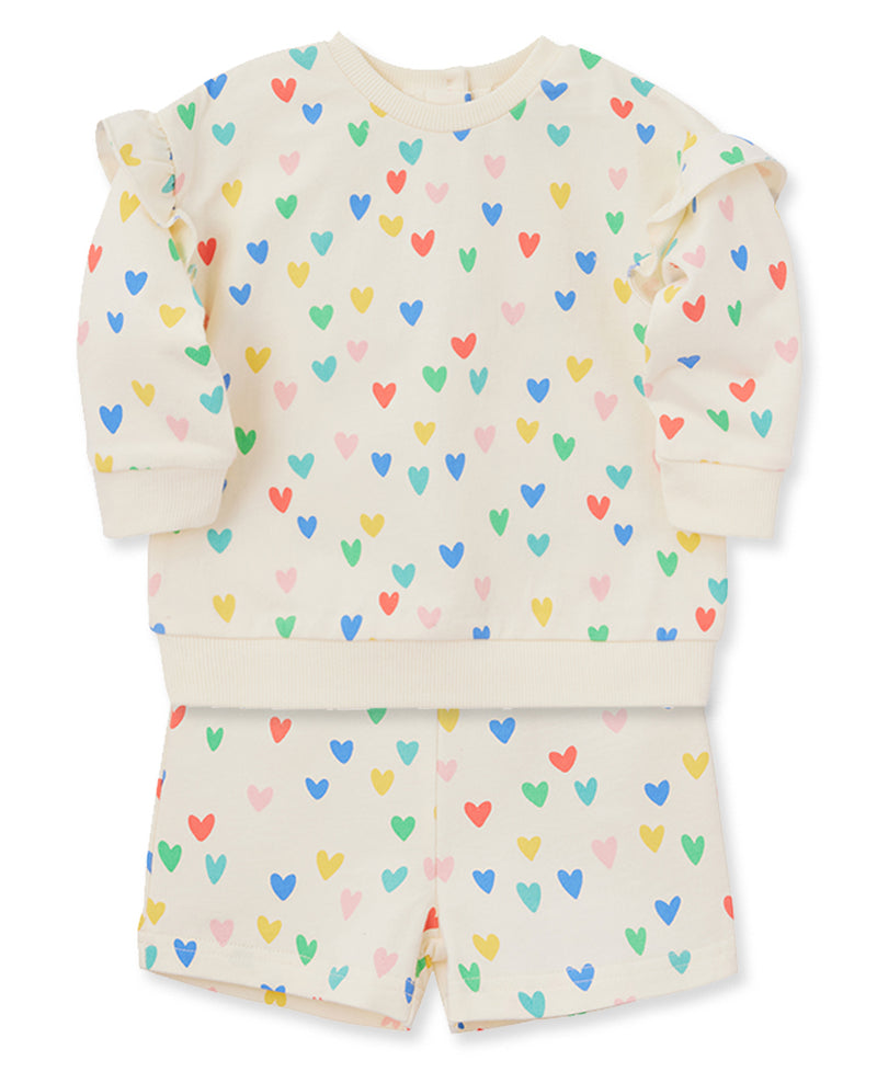 Heart Active Toddler Short Set - Little Me