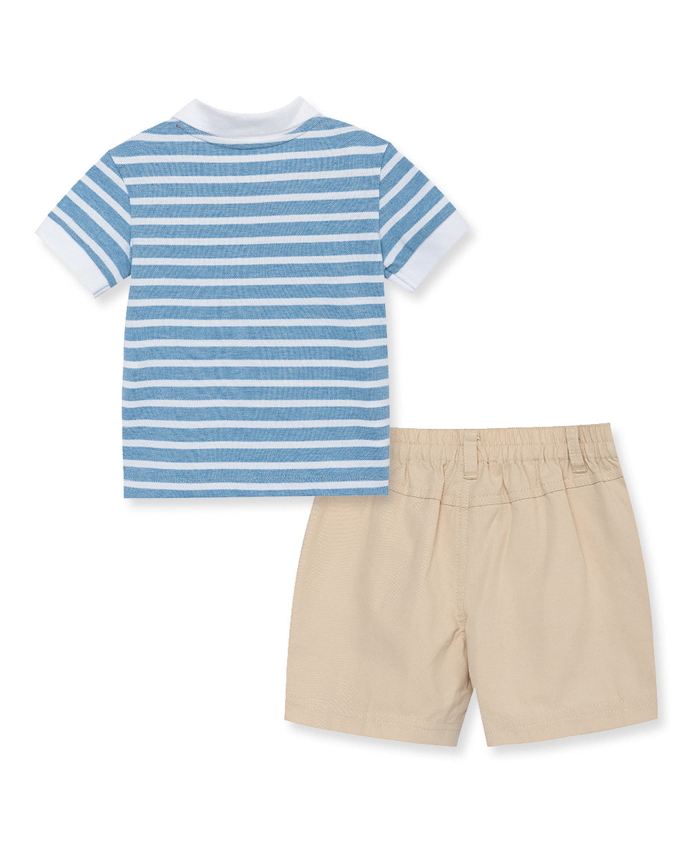 Baseball Polo Short Set - Little Me