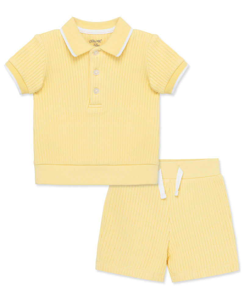 Yellow 2-Piece Infant Short Set (12M-24M) - Little Me