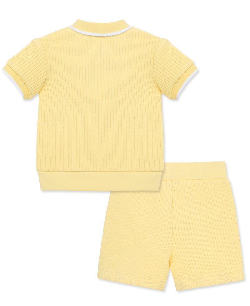 Yellow 2-Piece Infant Short Set (12M-24M) - Little Me