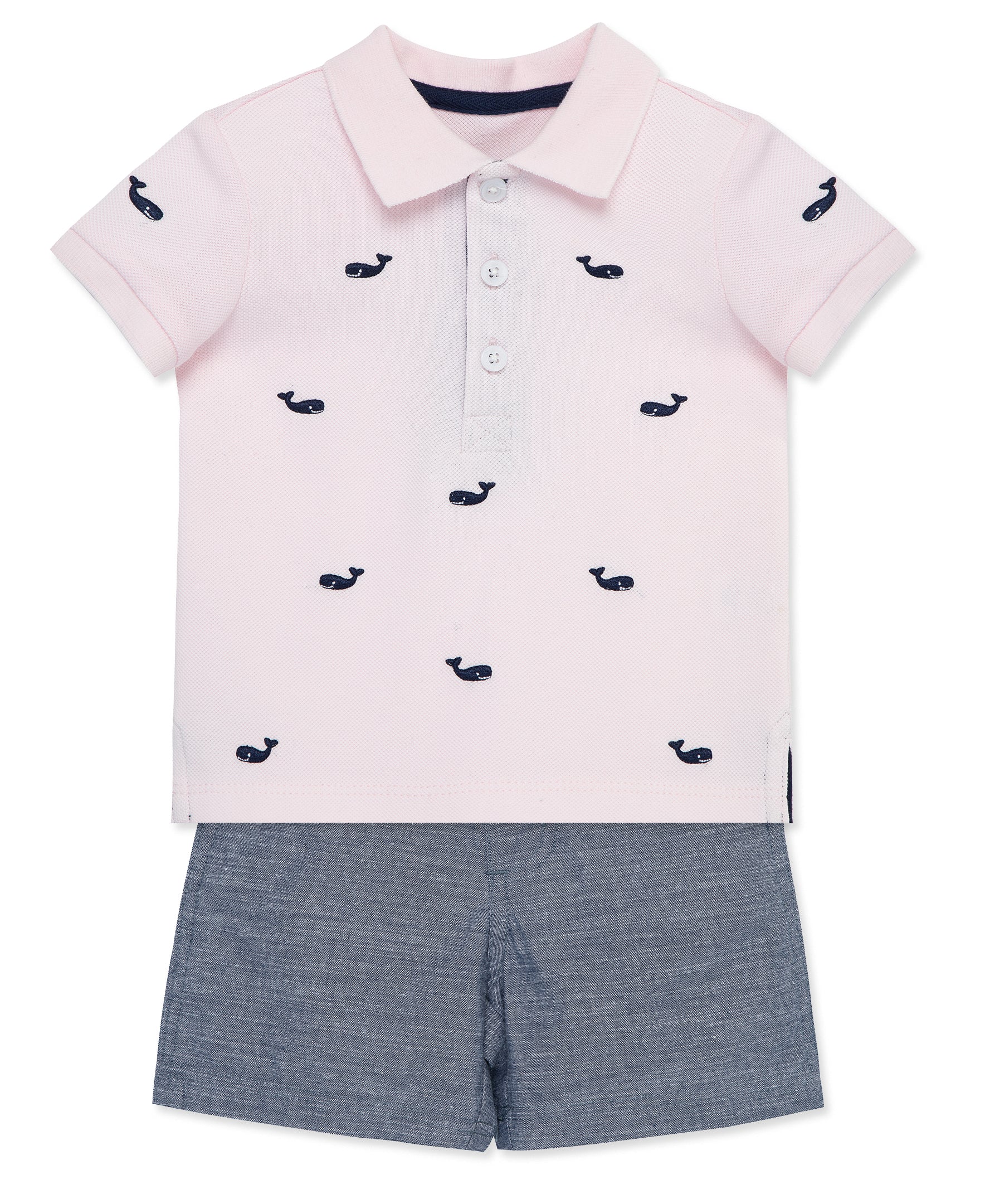 Whale Polo Short Set (12M-24M) - Little Me