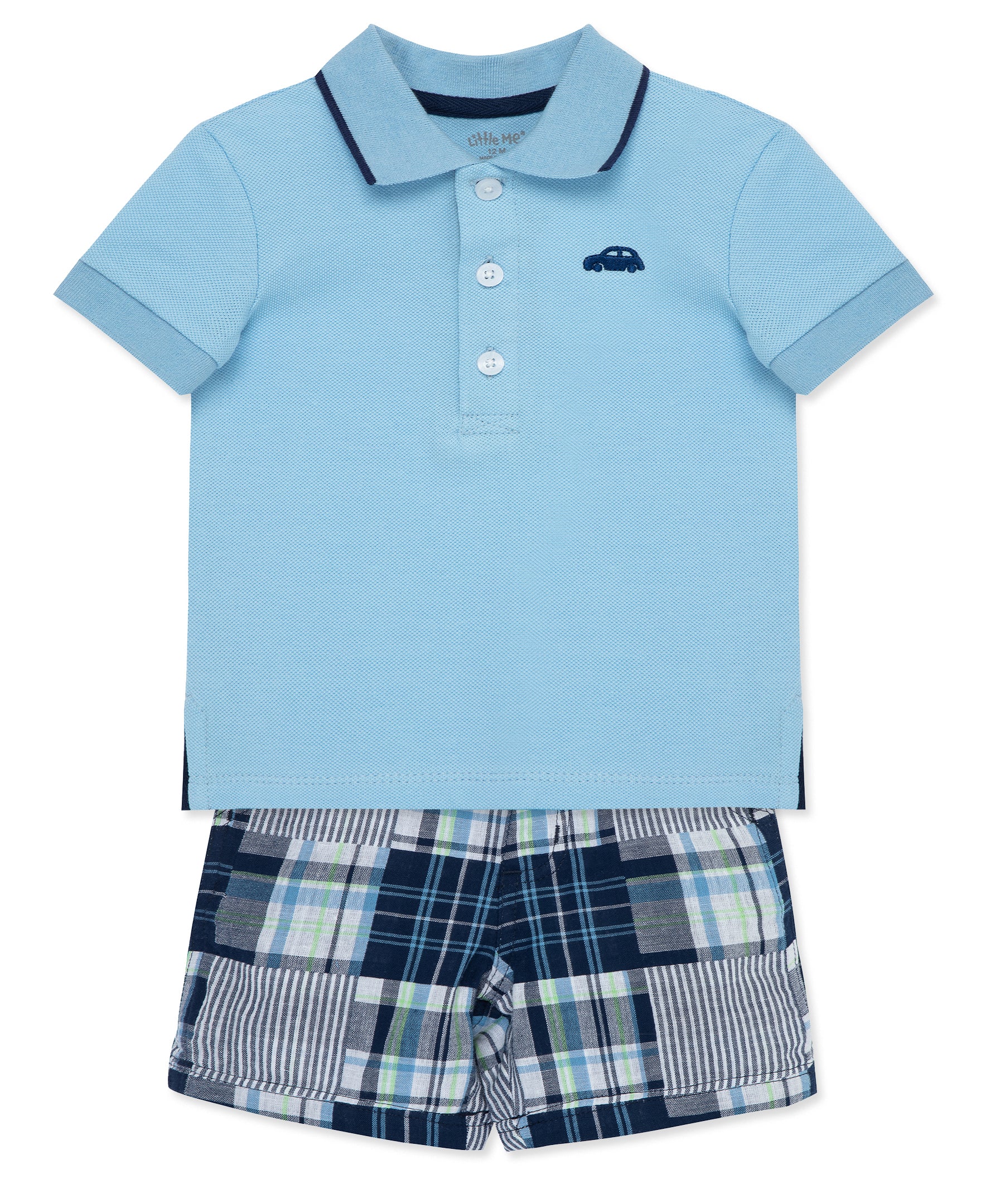 Car Polo Short Set (12M-24M) - Little Me