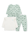 Heart Rib 3-Piece Toddler Play Set (2T-4T) - Little Me