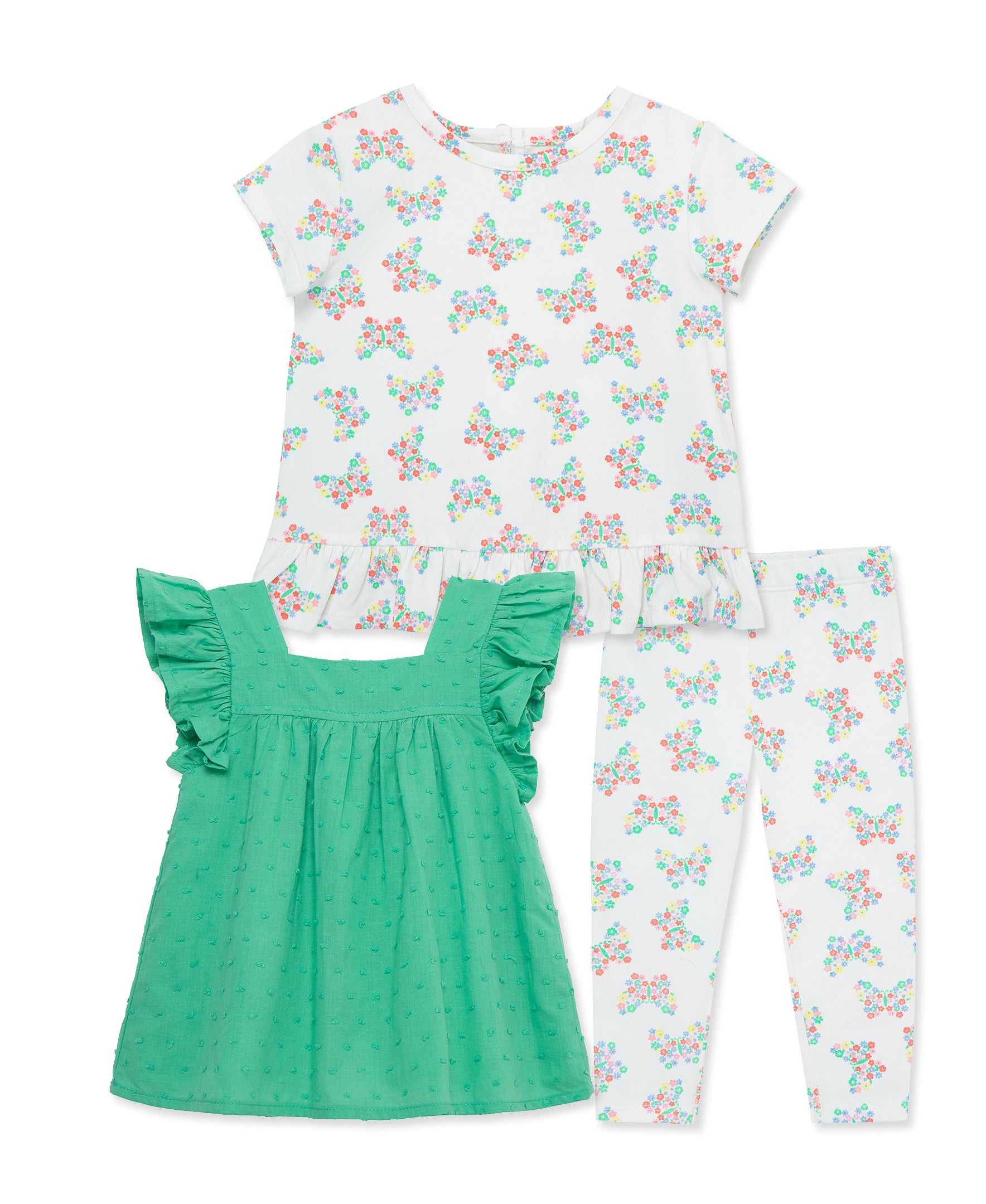 Butterfly 3-Piece Toddler Play Set (2T-4T) - Little Me