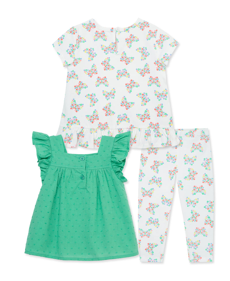 Butterfly 3-Piece Toddler Play Set (2T-4T) - Little Me