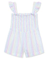Pastel Seersucker Stripes Romper - Little Me