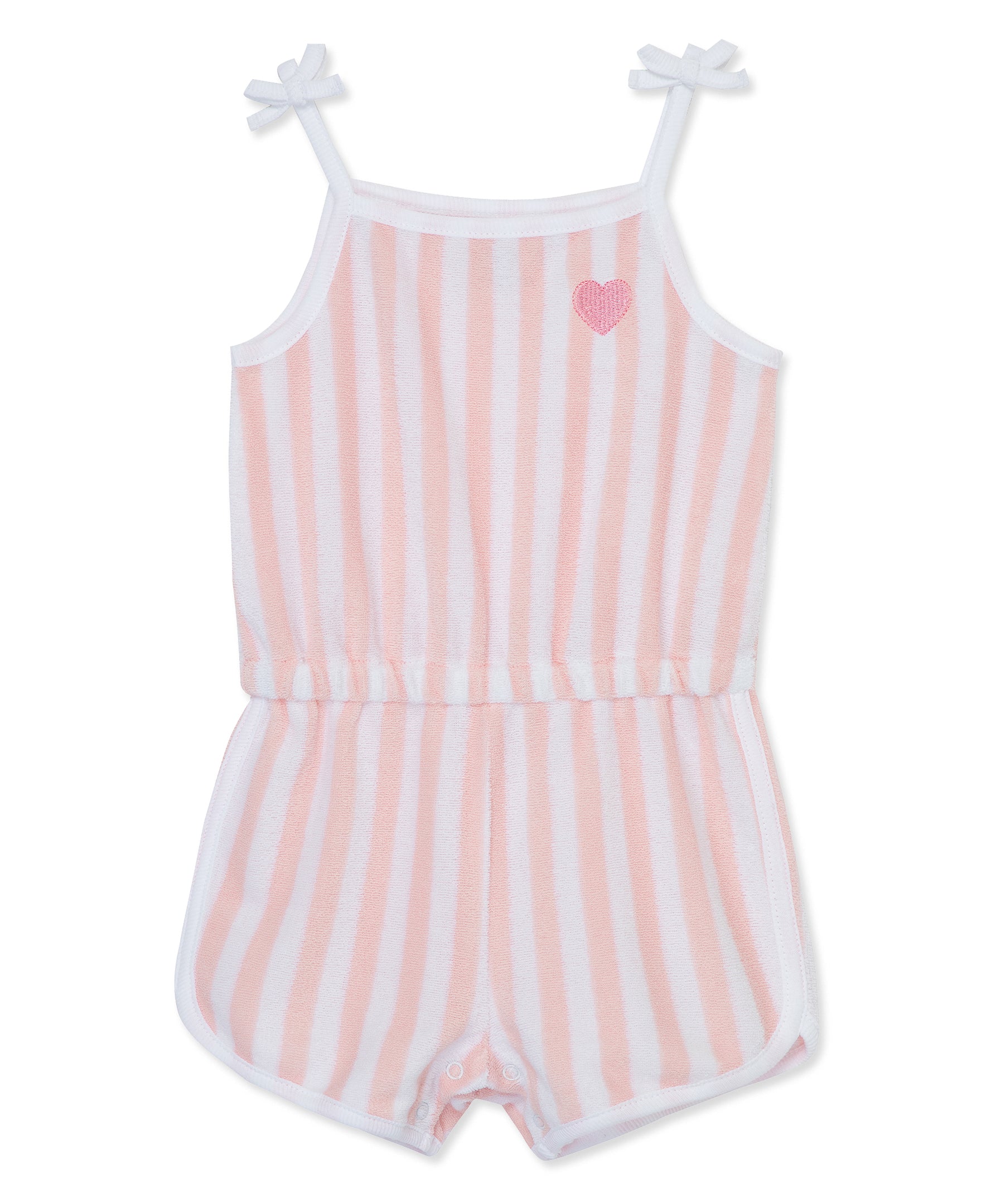 Heart Terry Romper (12M-24M) - Little Me