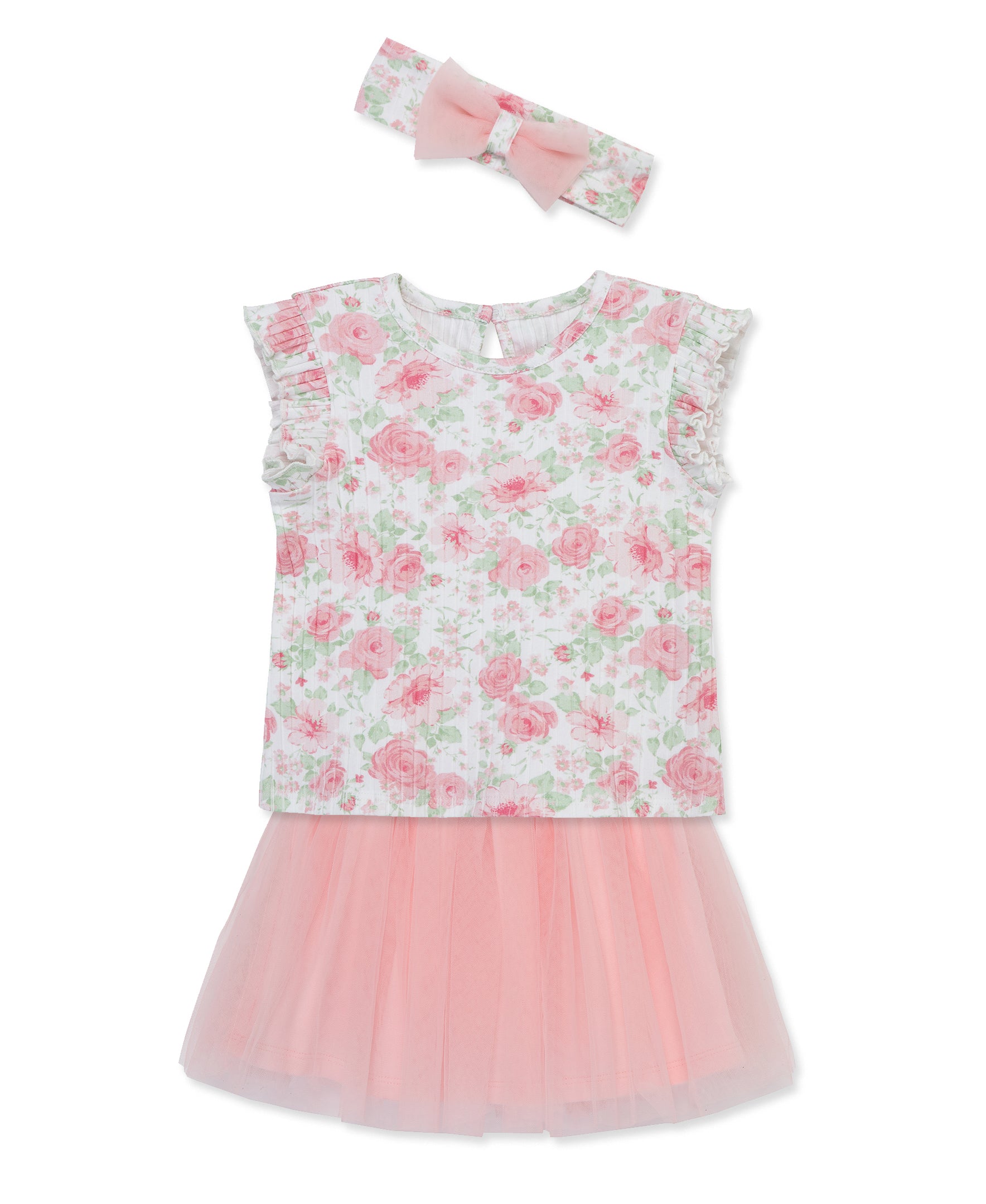 Garden Skort Set & Headband (12M-24M) - Little Me