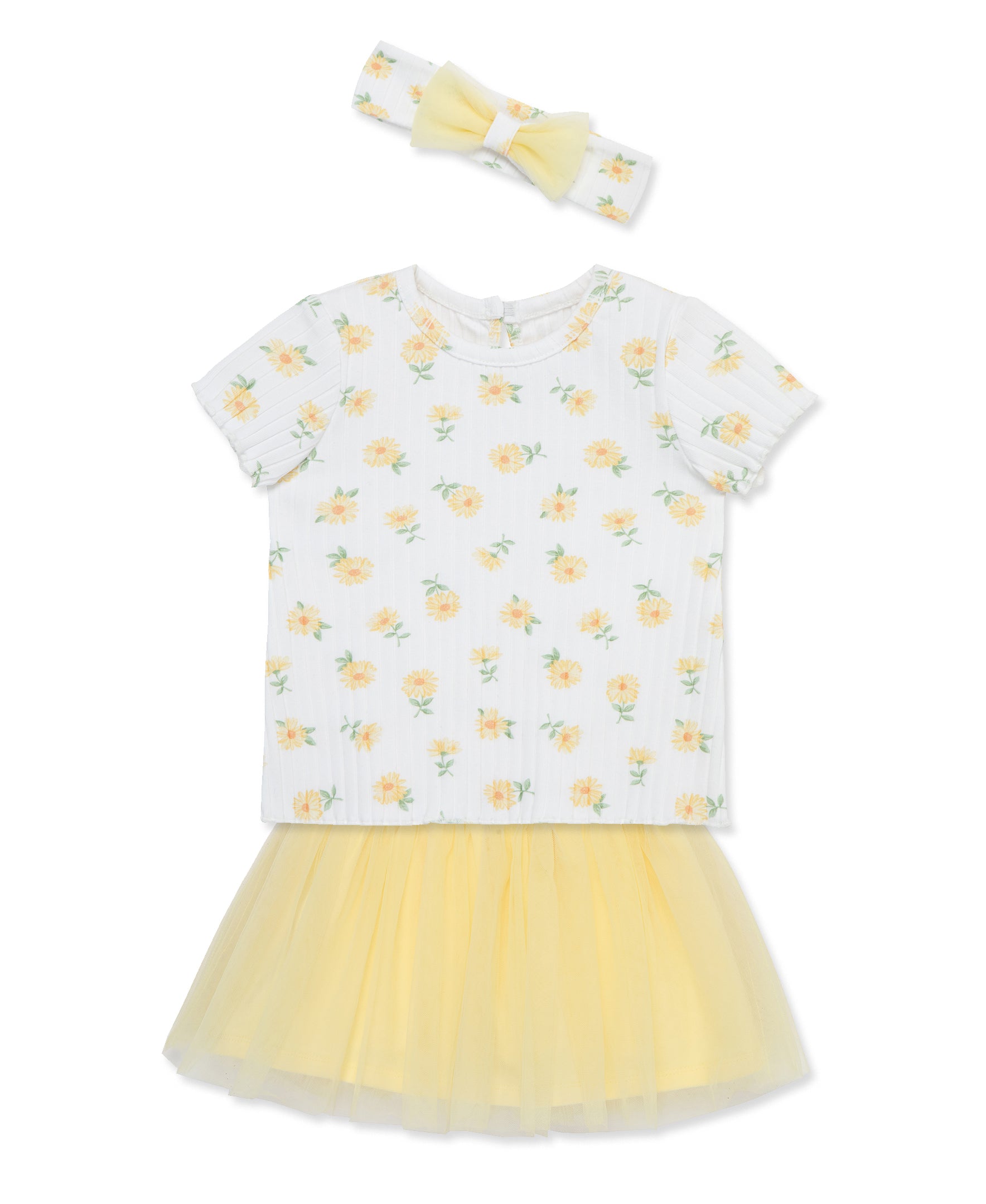 Daisy Skort Set & Headband (12M-24M) - Little Me