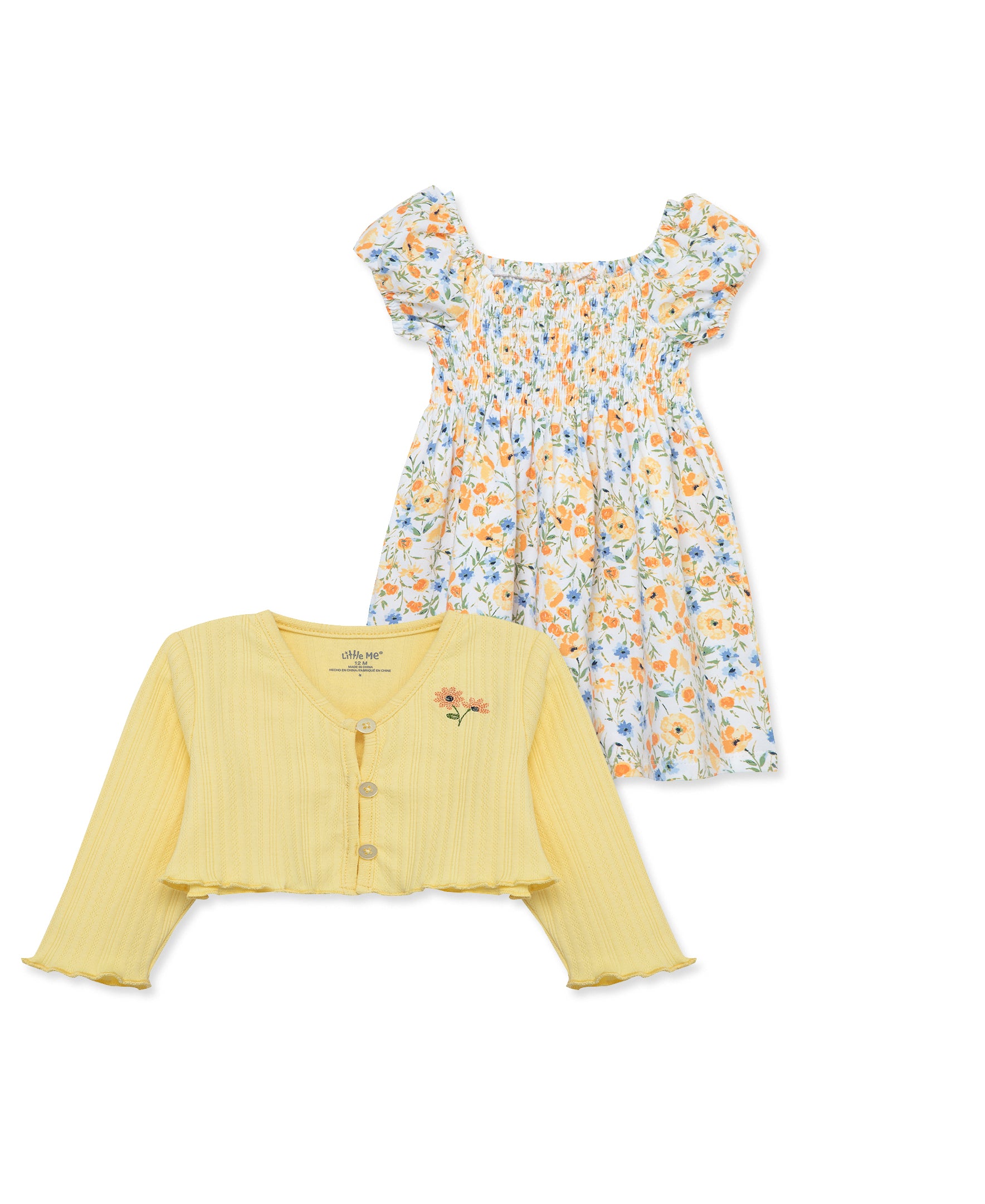 Garden Knit Toddler Dress Set (2T-4T) - Little Me