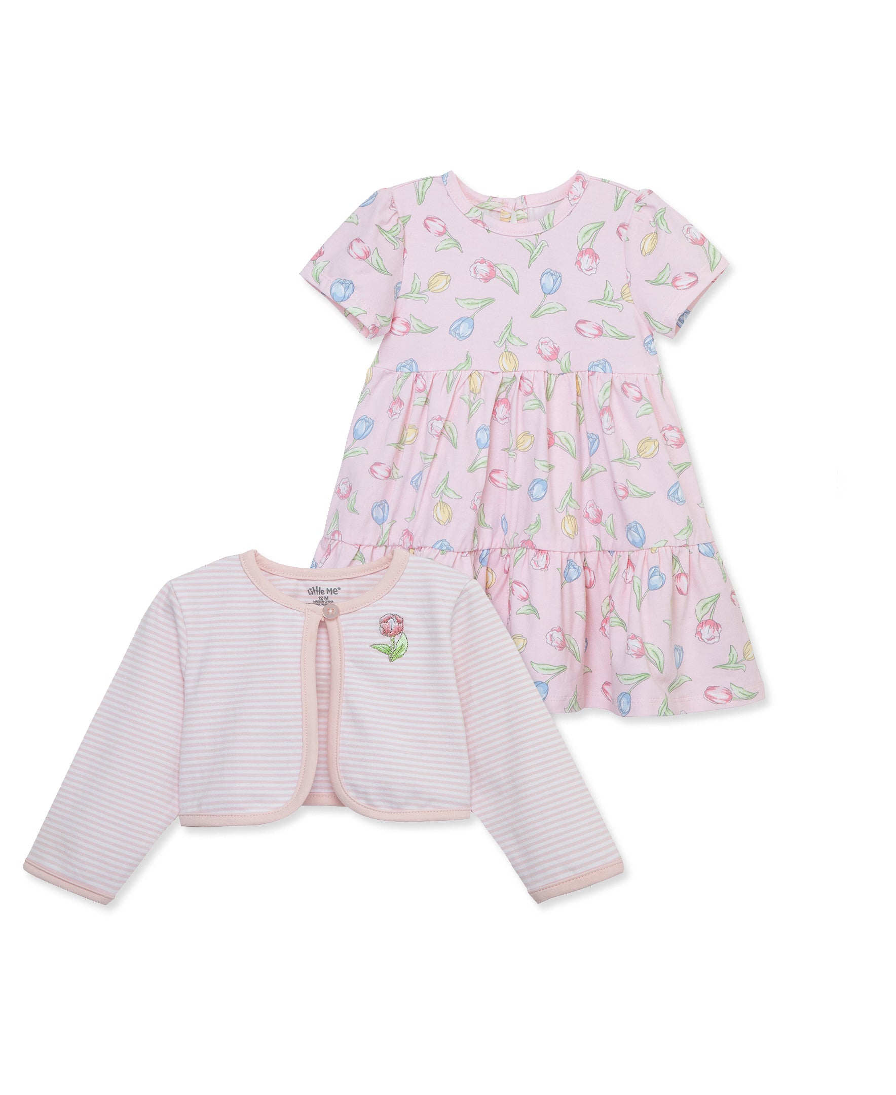 Tulip Knit Toddler Dress Set (2T-4T) - Little Me