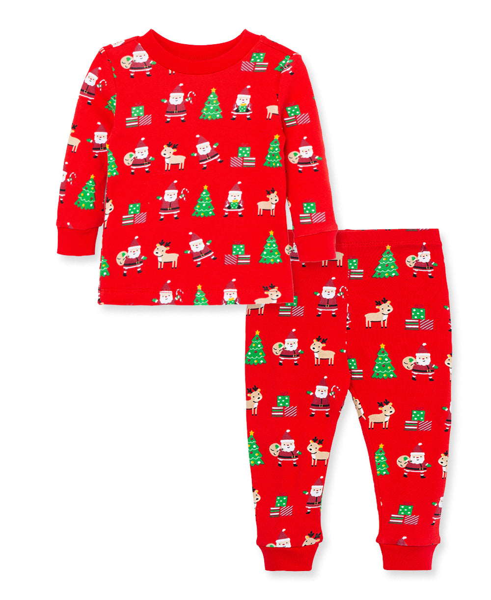 Santa 2Pc PJ - Little Me