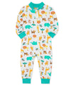 Safari Zip Front Bamboo Pajama - Little Me