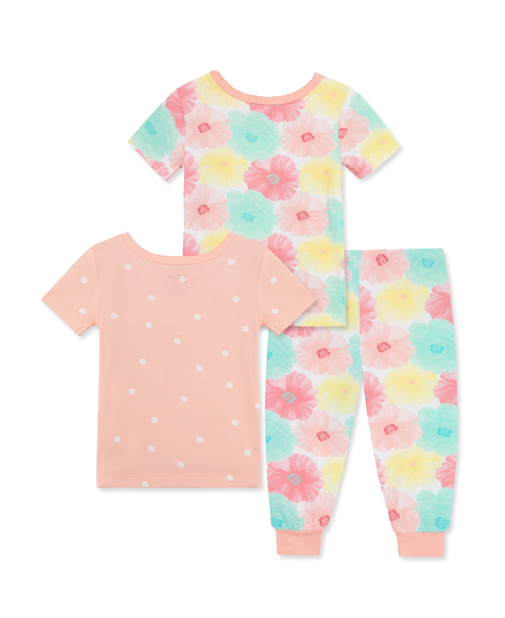 Floral 3-Piece Toddler Pajama Set - Little Me