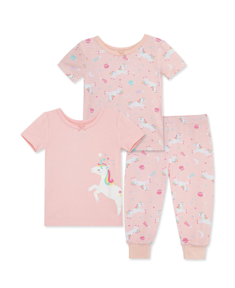 Unicorn 3-Piece Bamboo Pajama Set - Little Me